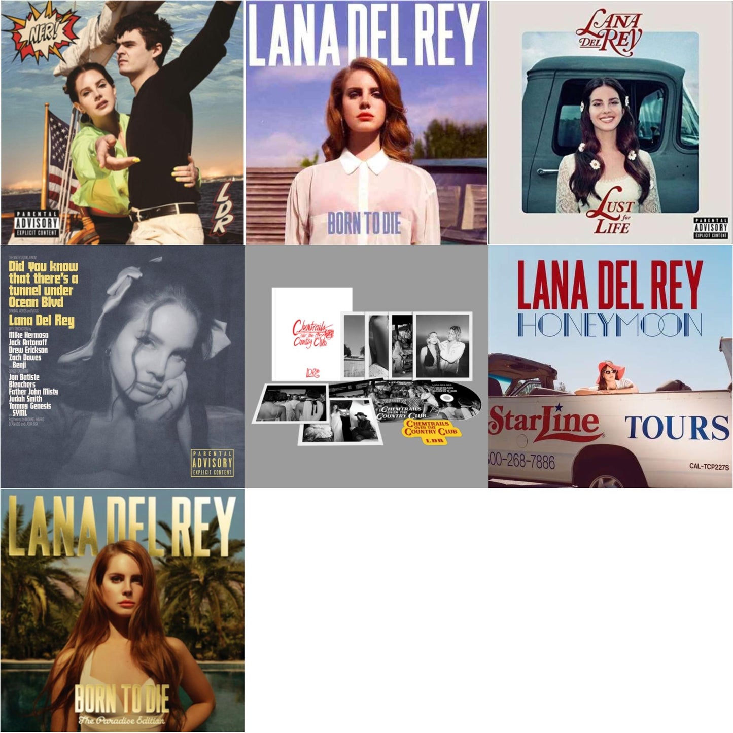 This is a 7 CD SKU bundle.
1.This CD is brand new.Format: CDMusic Style: Psychedelic RockThis item's title is: Nfr!Artist: Lana Del ReyLabel: INTERSCOPEBarcode: 602508075889Release Date: 8/30/2019
2.This CD is brand new.