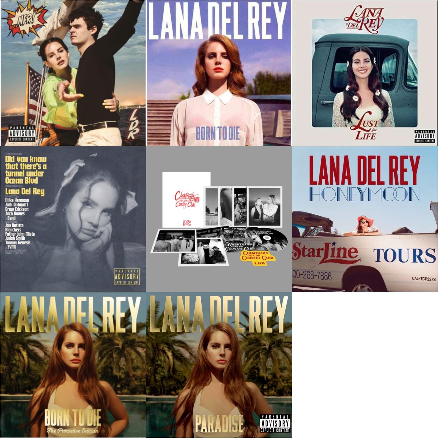 This is a 8 CD SKU bundle.
1.This CD is brand new.Format: CDMusic Style: Psychedelic RockThis item's title is: Nfr!Artist: Lana Del ReyLabel: INTERSCOPEBarcode: 602508075889Release Date: 8/30/2019
2.This CD is brand new.