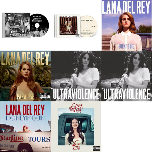 Chemtrails Over The Country Club & Blue Banisters & Born To Die & Paradise & Ultraviolence & Ultraviolence & Honeymoon & Lust For Life