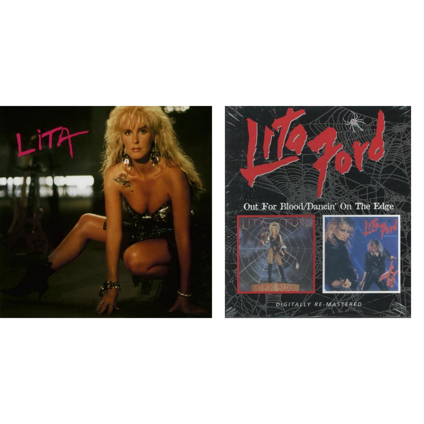 This is a 2 CD SKU bundle.
1.This CD is brand new.Format: CDMusic Style: Hard RockThis item's title is: Out For Blood / Dancin On The Edge (Remastered)Artist: Lita FordLabel: BEAT GOES ONBarcode: 5017261207616Release Date: 8/2/2010
2.This CD is brand new.