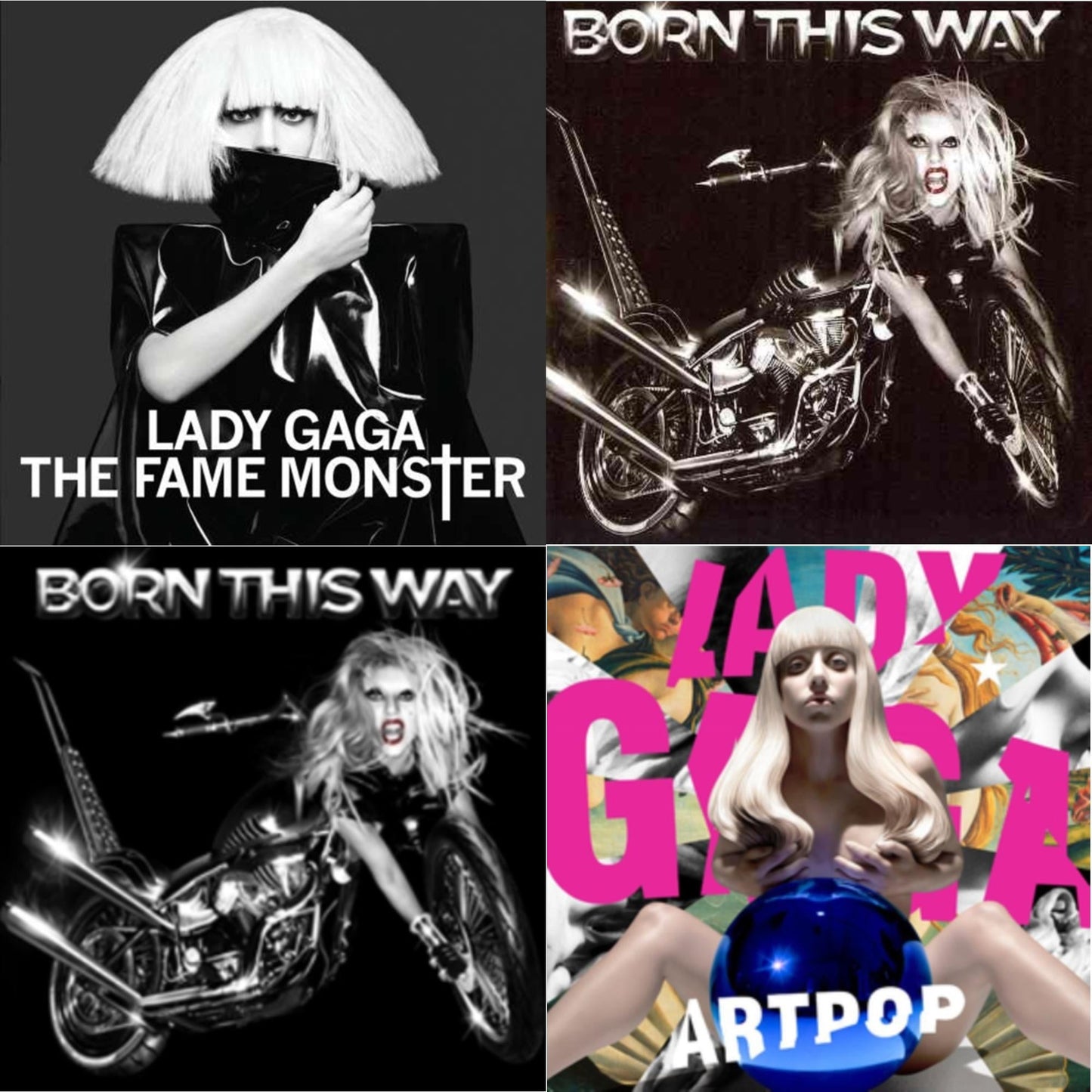 Fame Monster & Born This Way & Born This Way & Artpop (X) (Updated)