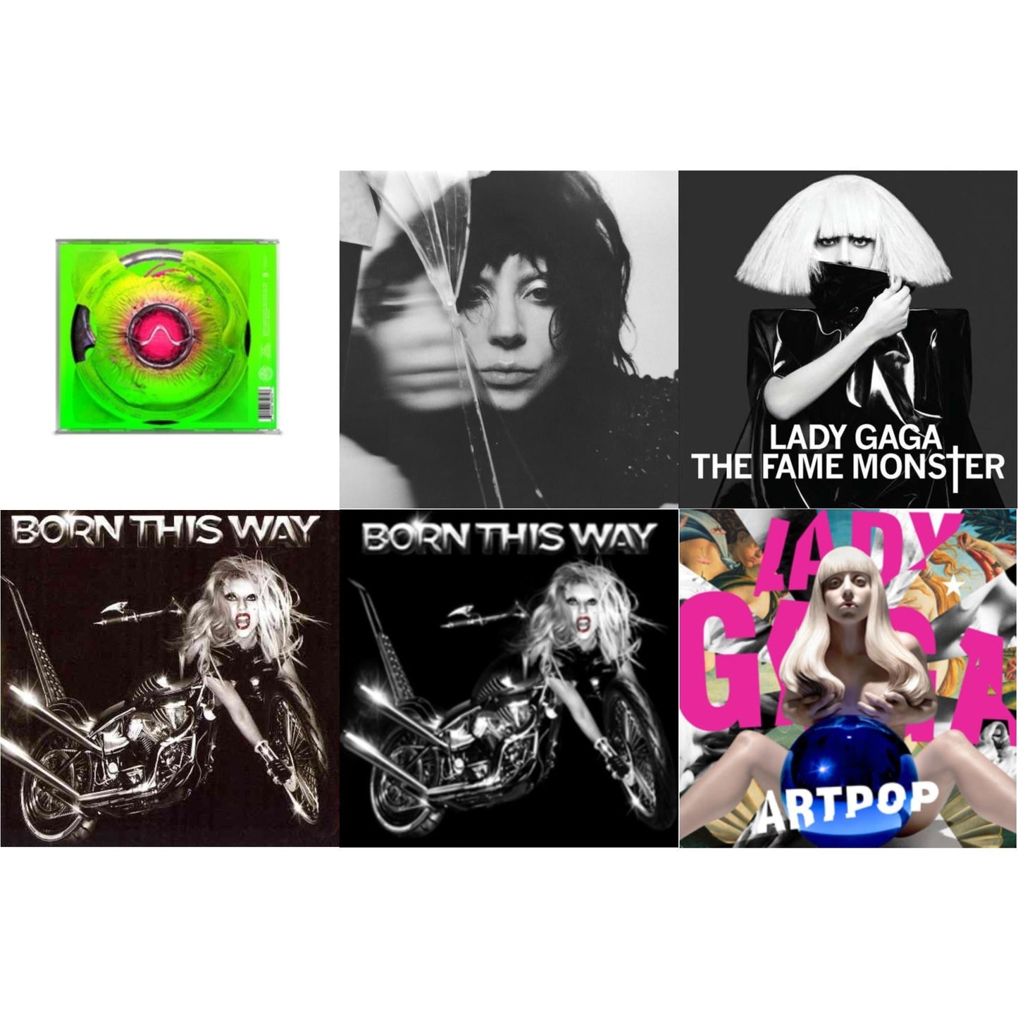 Dawn Of Chromatica & Mayhem & Fame Monster & Born This Way & Born This Way & Artpop (X) (Updated)