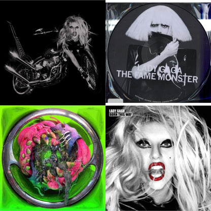 This is a 4 LP Vinyl SKU bundle.
1.This LP Vinyl is brand new.Format: LP VinylMusic Style: Synth-popThis item's title is: Born This Way - The Tenth Anniversary (3LP)Artist: Lady GagaLabel: INTERSCOPEBarcode: 602438418190Release Date: 12/10/2021
2.This LP Vinyl is brand new.