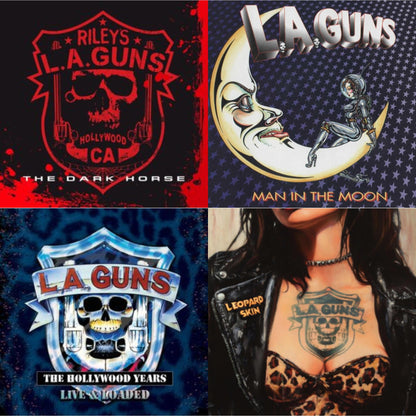 Dark Horse (Red & Black Marble LP Vinyl) & Man In The Moon (Cobalt Blue LP Vinyl/Anniversary Edition) & Hollywood Years-Live & Loaded (2LP) & Leopard Skin (Gold LP Vinyl/Limited)