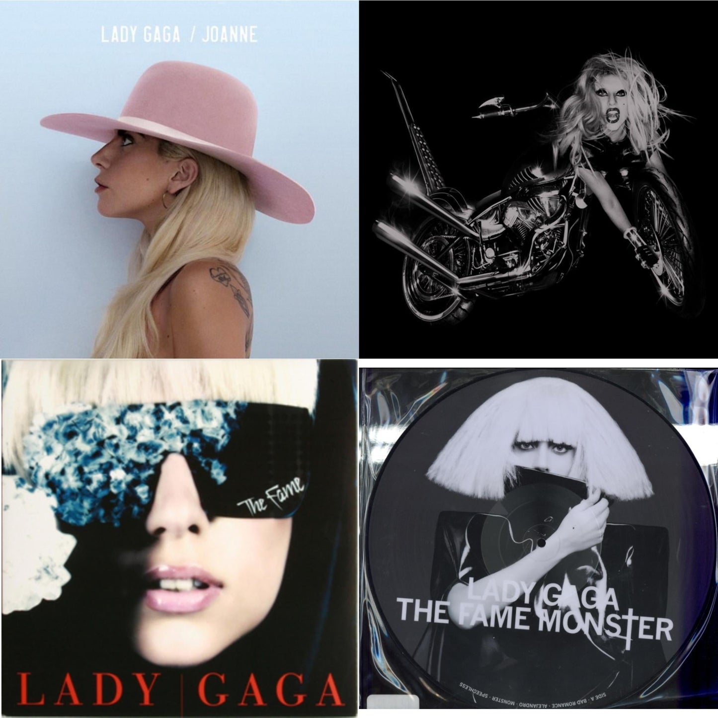 Lady Gaga - Born This Way - The Tenth Anniversary (3LP) & Fame & Fame Monster & Joanne