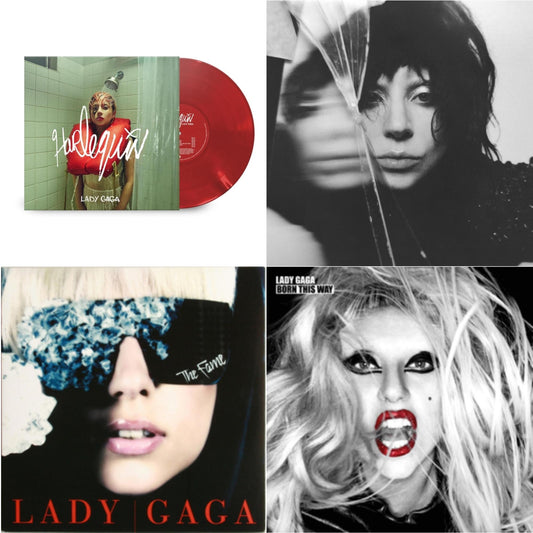 Harlequin (Red LP Vinyl) & Mayhem (2LP/Etched D-Side) & Fame & Born This Way