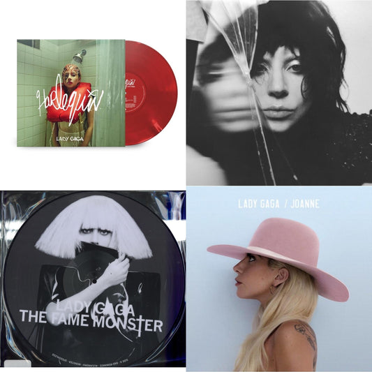 Harlequin (Red LP Vinyl) & Mayhem (2LP/Etched D-Side) & Fame Monster & Joanne