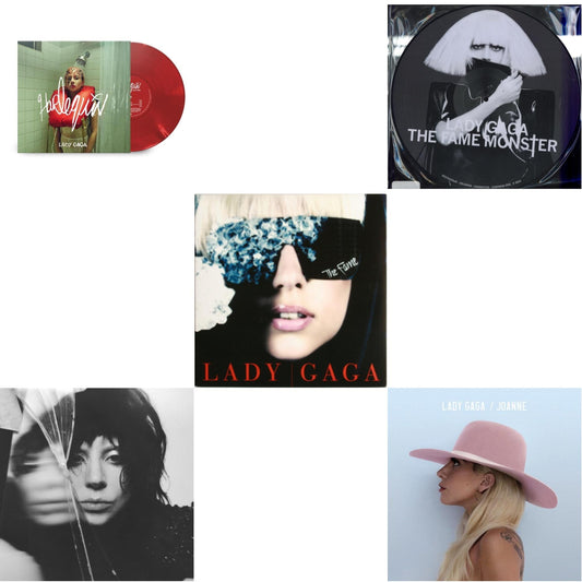 Harlequin (Red LP Vinyl) & Mayhem (2LP/Etched D-Side) & Fame & Fame Monster & Joanne