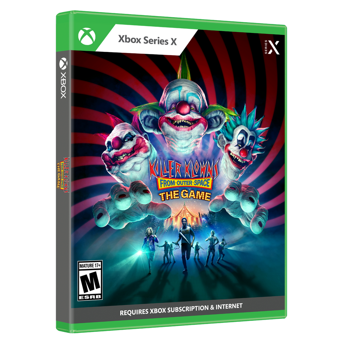 This is brand new.Killer Klowns from Outer Space: The Game is an asymmetrical multiplayer horror based on the iconic ‘80s film.