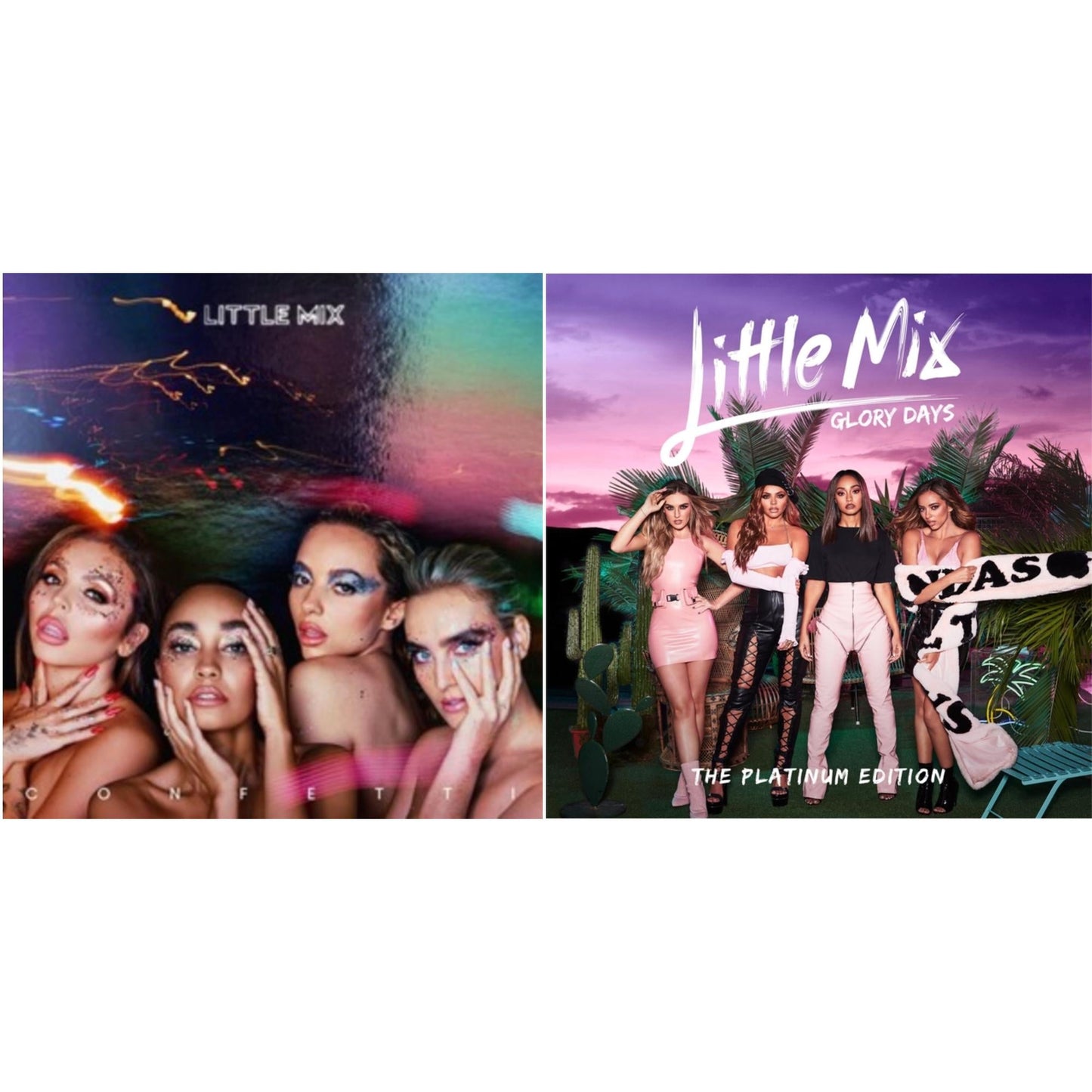 This is a 2 CD SKU bundle.
1.This CD is brand new.Format: CDMusic Style: Contemporary R&BThis item's title is: Confetti (Jewel Case)Artist: Little MixLabel: RCABarcode: 194398053226Release Date: 11/6/2020
2.This CD is brand new.