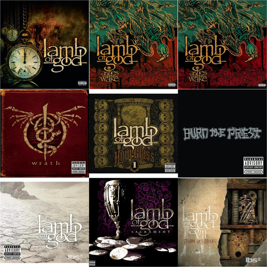 Lamb Of God & Ashes Of The Wake (20Th Anniversary) (2CD) & Ashes Of The Wake & Wrath & Hourglass Vol.1: Underground Years & Burn The Priest & Resolution & Sacrament (Explicit) & Vii: Sturm Und Drang (Exp)