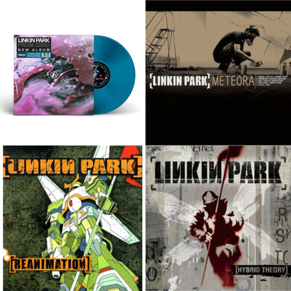 This is a 4 LP Vinyl SKU bundle.
1.This LP Vinyl is brand new.Format: LP VinylThis item's title is: From Zero (Translucent Sea Blue LP Vinyl)Artist: Linkin ParkBarcode: 093624839941Release Date: 11/15/2024
2.This LP Vinyl is brand new.