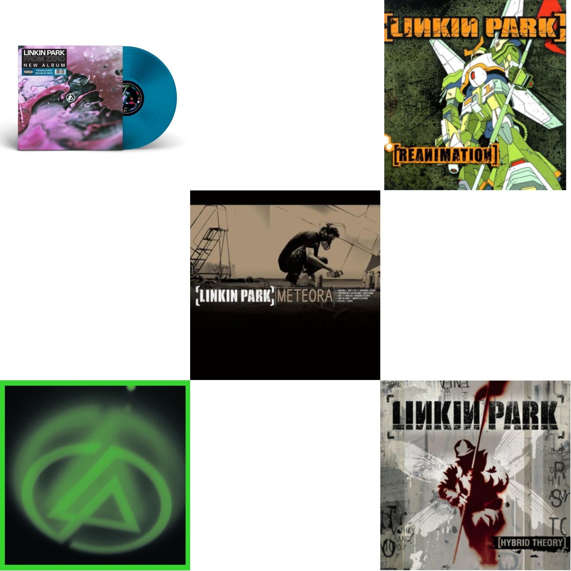 This is a 5 LP Vinyl SKU bundle.
1.This LP Vinyl is brand new.Format: LP VinylThis item's title is: From Zero (Translucent Sea Blue LP Vinyl)Artist: Linkin ParkBarcode: 093624839941Release Date: 11/15/2024
2.This LP Vinyl is brand new.