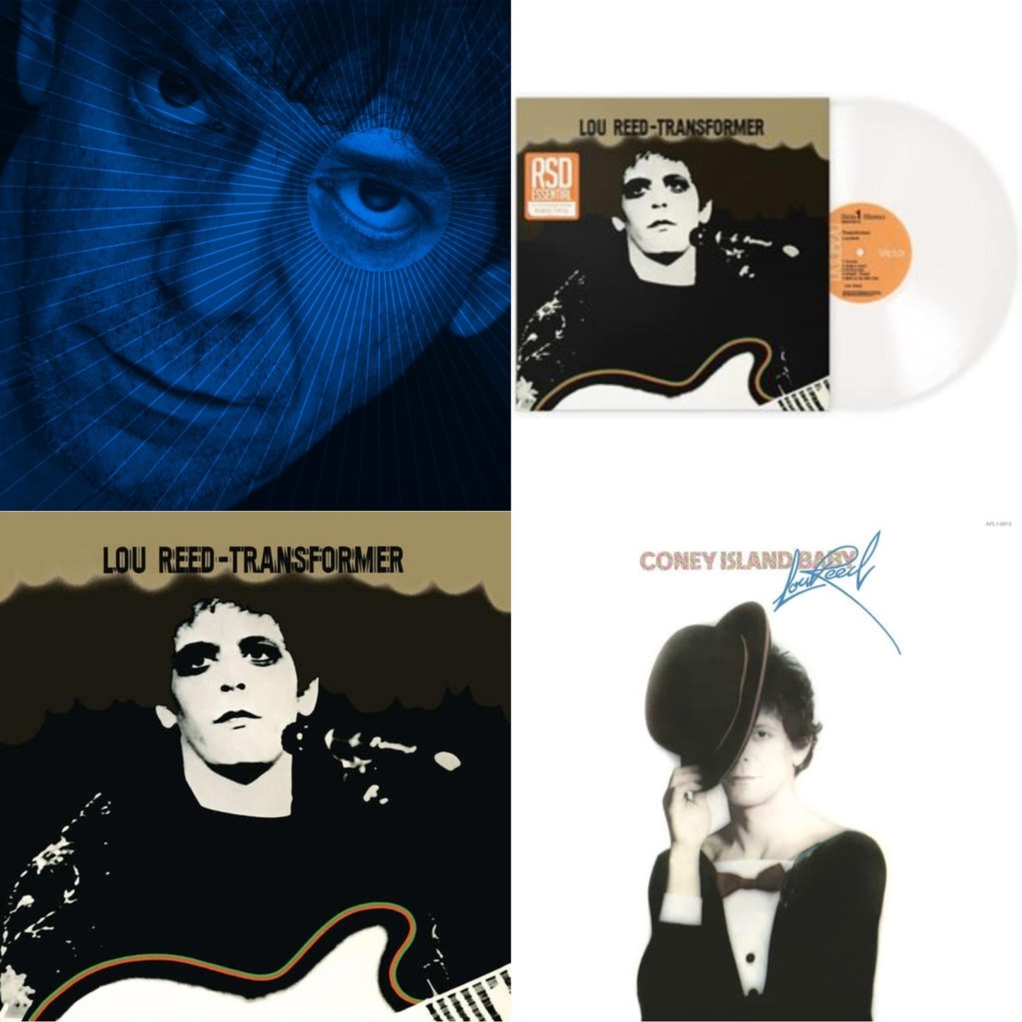 This is a 4 LP Vinyl SKU bundle.
1.This LP Vinyl is brand new.Format: LP VinylMusic Style: GlamThis item's title is: Transformer (50Th Anniversary/White LP Vinyl) (Rsd Essential)Artist: Lou ReedLabel: RCABarcode: 194399671610Release Date: 10/28/2022
2.This LP Vinyl is brand new.