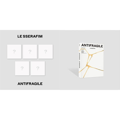 This is a 2 CD SKU bundle.
1.This CD is brand new.Format: CDMusic Style: K-popThis item's title is: Antifragile (Compact Version)Artist: Le SserafimLabel: SOURCE MUSICBarcode: 8809848759345Release Date: 10/21/2022
2.This CD is brand new.