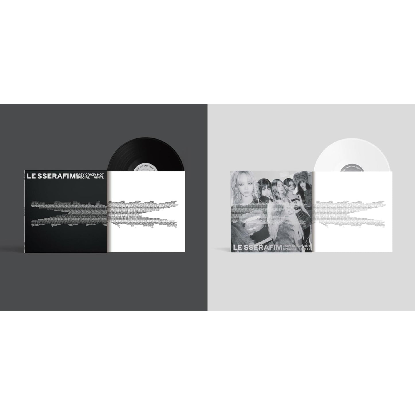 Easy-Crazy-Hot (Special LP Vinyl/Carbon Black LP Vinyl) & Easy-Crazy-Hot (Special LP Vinyl/Silver White LP Vinyl)