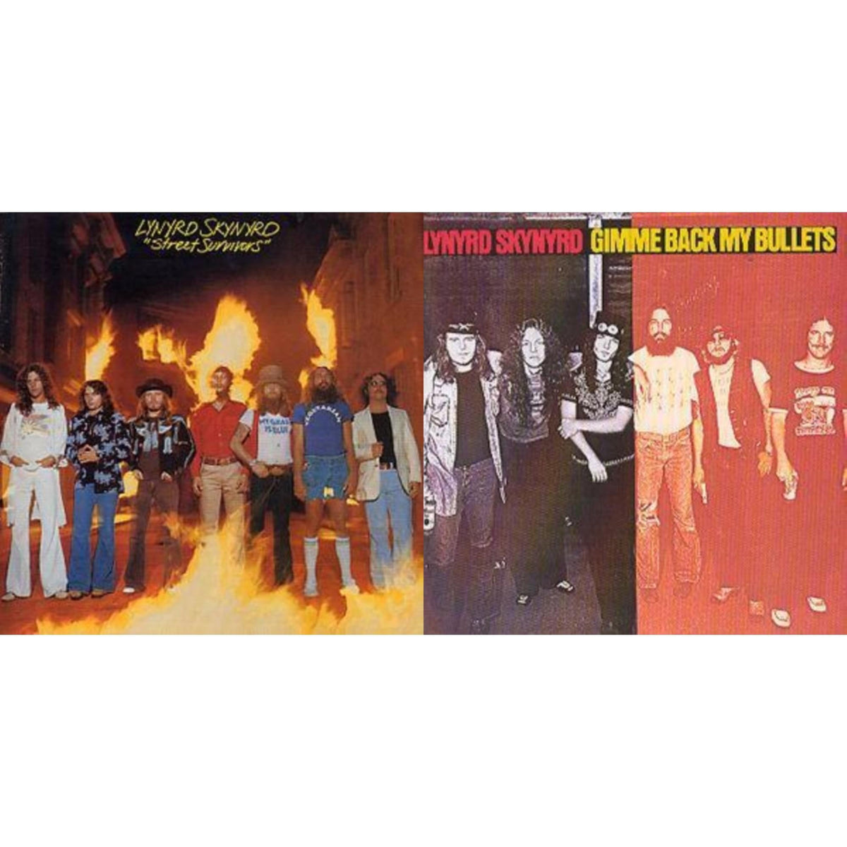 Lynyrd Skynyrd - Gimme Back My Bullets & Street Survivors - CD Bundle