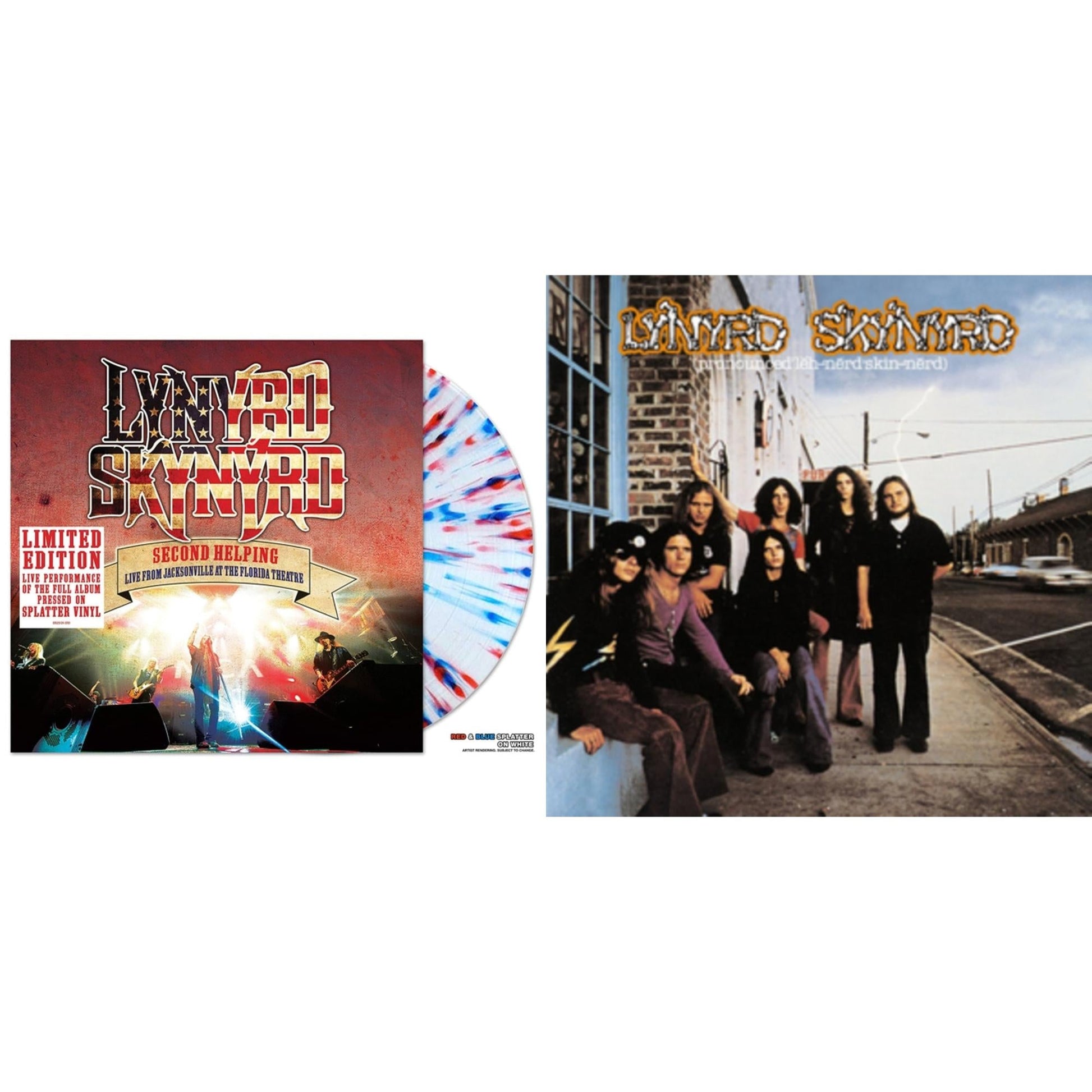 This is a 2 LP Vinyl SKU bundle.
1.This LP Vinyl is brand new.Format: LP VinylMusic Style: Southern RockThis item's title is: Pronounced Leh-Nerd Skin-NerdArtist: Lynyrd SkynyrdLabel: GEFFENBarcode: 600753550168Release Date: 7/31/2015
2.This LP Vinyl is brand new.