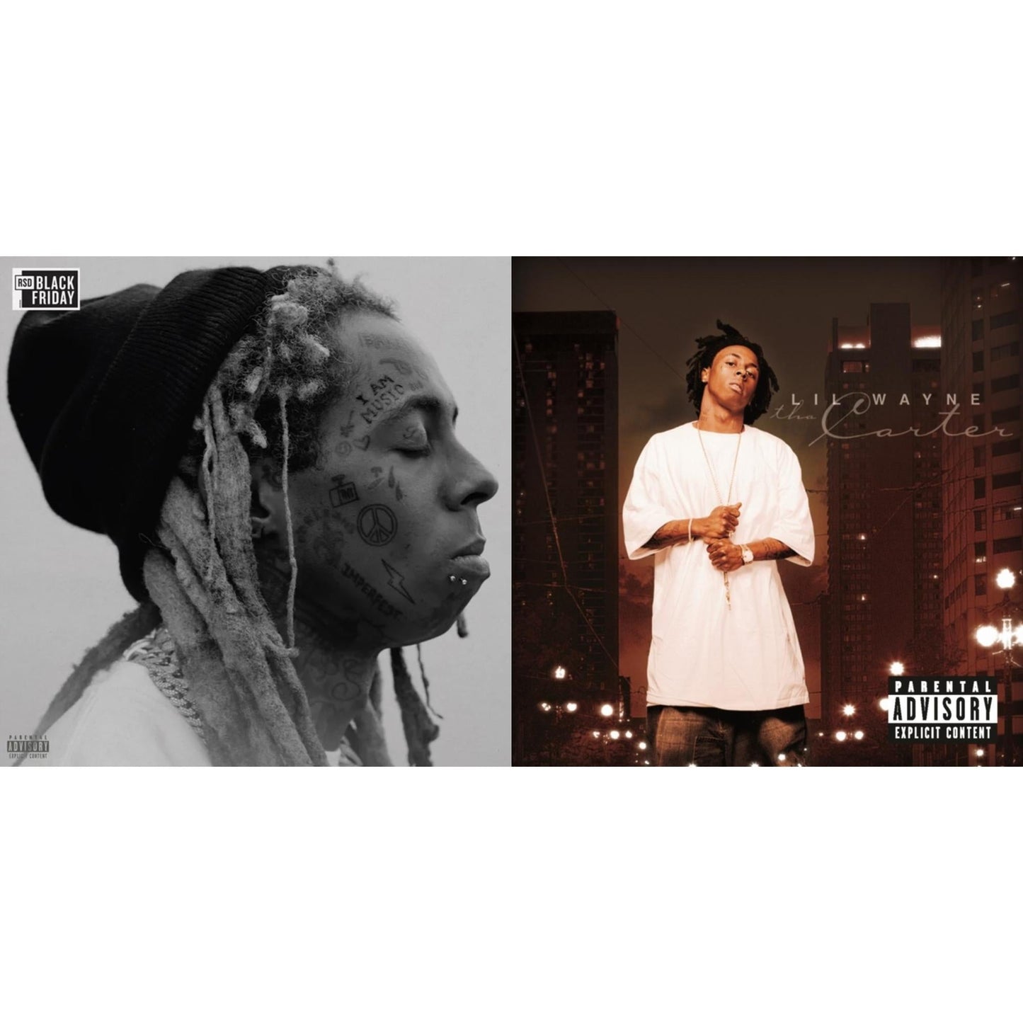 I Am Music (2LP/Translucent Ruby Vinyl) & Tha Carter (2LP) (X)