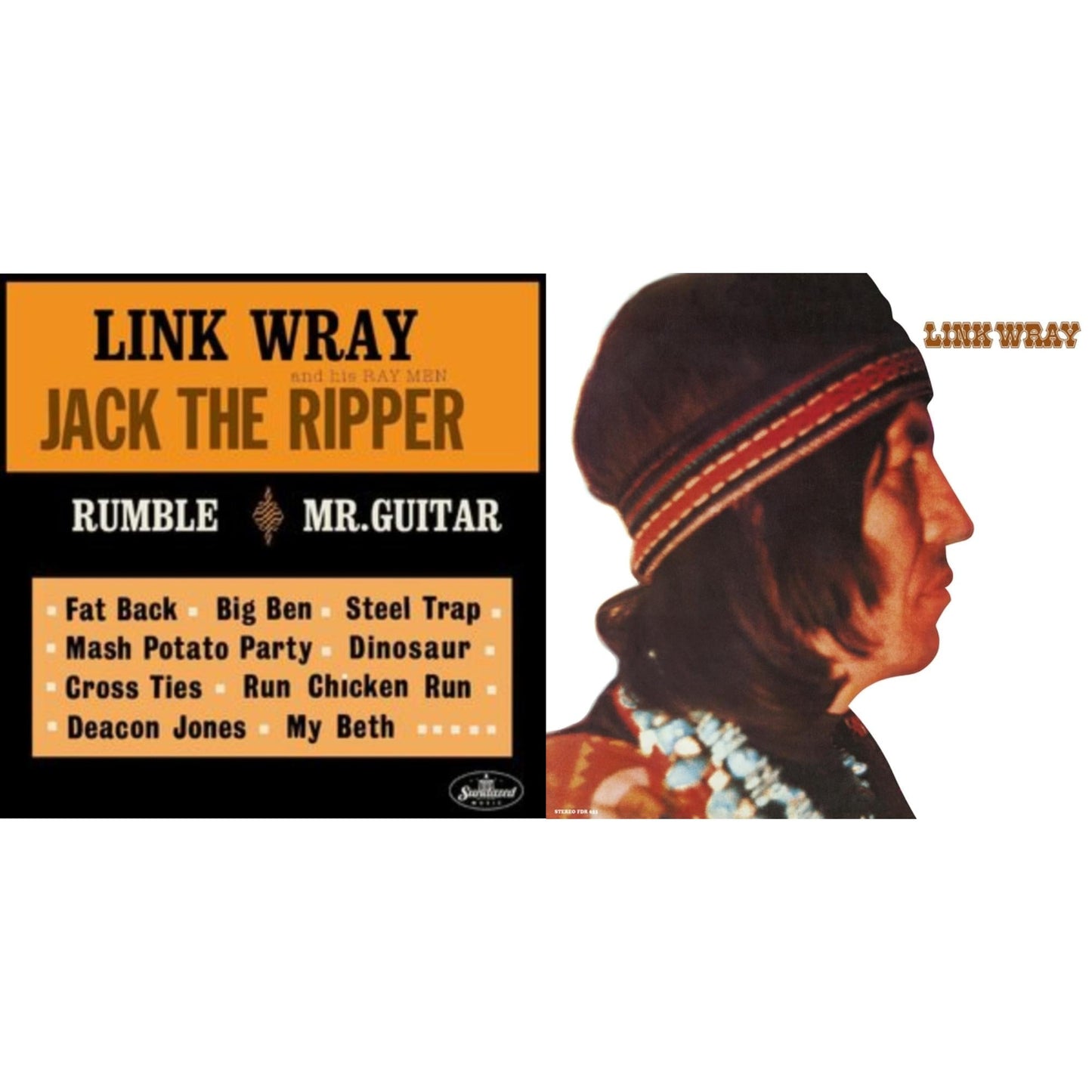 This is a 2 LP Vinyl SKU bundle.
1.This LP Vinyl is brand new.Format: LP VinylMusic Style: Rock & RollThis item's title is: Jack The Ripper (Red LP Vinyl)Artist: Link WrayLabel: Sundazed MusicBarcode: 090771566515Release Date: 2/2/2024
2.This LP Vinyl is brand new.