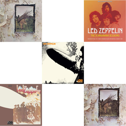 This is a 5 LP Vinyl SKU bundle.
1.This LP Vinyl is brand new.Format: LP VinylMusic Style: Hard RockThis item's title is: Led Zeppelin IvArtist: Led ZeppelinLabel: ATLANTIC CATALOG GROUPBarcode: 081227965778Release Date: 10/27/2014
2.This LP Vinyl is brand new.