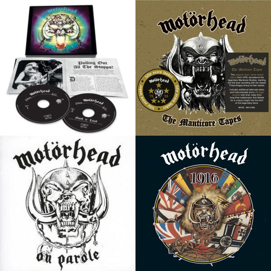 Overkill (40Th Anniversary Edition) & Manticore Tapes & On Parole & 1916