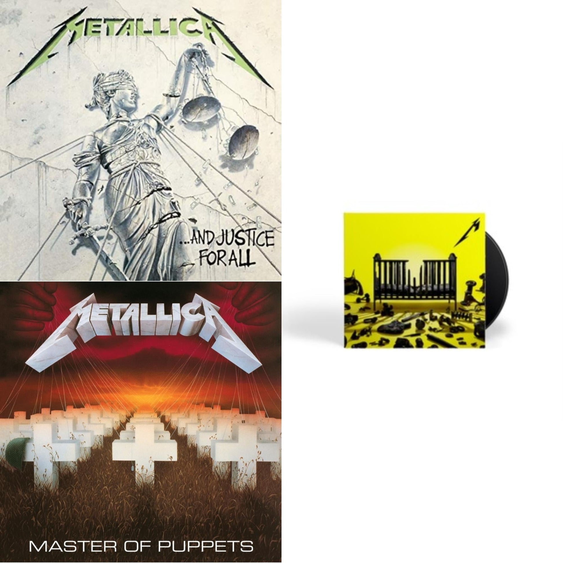 This is a 3 CD SKU bundle.
1.This CD is brand new.Format: CDMusic Style: Heavy MetalThis item's title is: And Justice For All (Remastered)Artist: MetallicaLabel: RHINO/BLACKENED RECORDINGSBarcode: 858978005783Release Date: 11/2/2018
2.This CD is brand new.