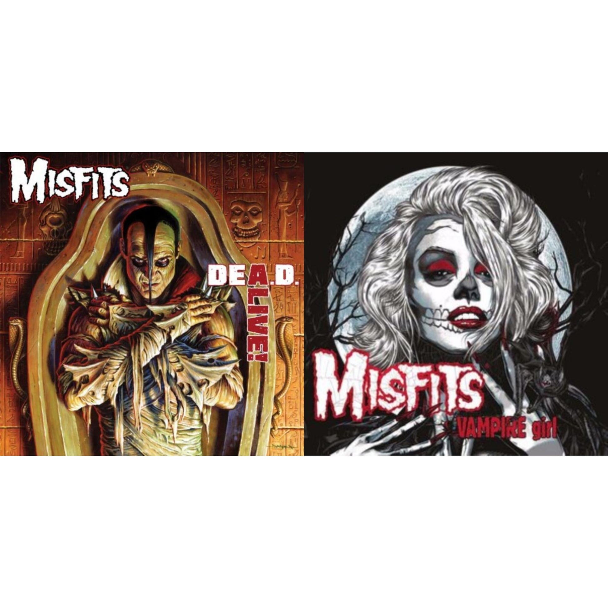 This is a 2 CD SKU bundle.
1.This CD is brand new.Format: CDMusic Style: PunkThis item's title is: Dead AliveArtist: MisfitsLabel: MISFITS RECORDSBarcode: 823054015512Release Date: 2/5/2013
2.This CD is brand new.