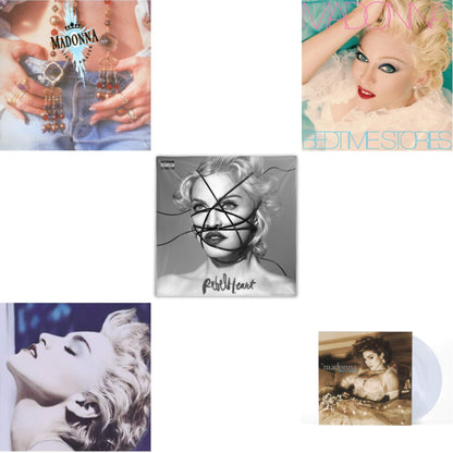 Like A Prayer (180G) & True Blue (180G) & Rebel Heart & Bedtime Stories (The Silver Collection) (Silver LP Vinyl) & Like A Virgin (Clear LP Vinyl)