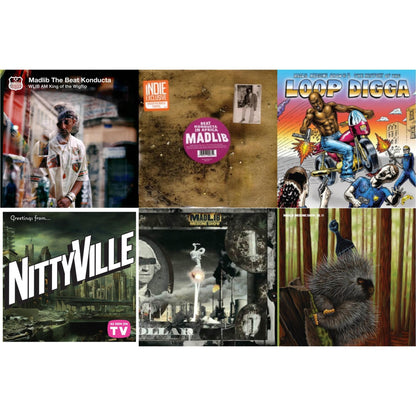 Wlib Am: King Of The Wigflip & Medicine Show #3 - Beat Konducta In Africa (2LP/Deep Purple Vinyl) (I) & Medicine Show No. 5 - History Of The Loop Digga: 1990-2000 (2LP/Sky Blue Vinyl) (I) & Channel 85 Presents Nittyville: Season 1
