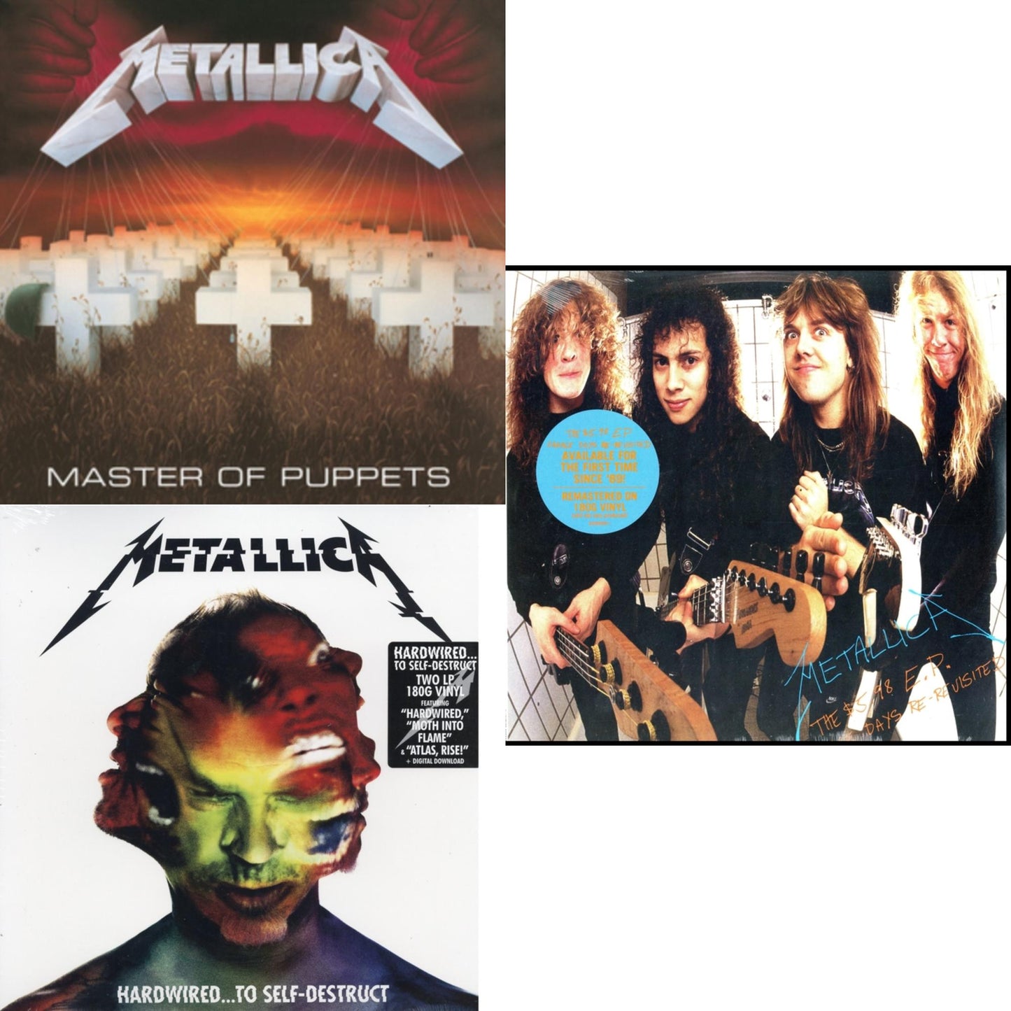 Master Of Puppets (Remastered) & Hardwired To Self-Destruct (2LP/180G/Dl Card) & $5.98 Ep: Garage Days Re-Revisited (Remastered)