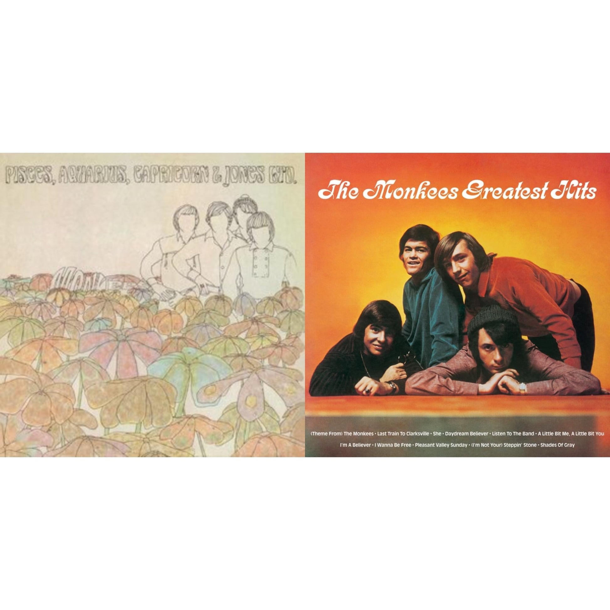 This is a 2 LP Vinyl SKU bundle.
1.This LP Vinyl is brand new.Format: LP VinylMusic Style: Pop RockThis item's title is: Pisces, Aquarius, Capricorn & Jones Ltd.