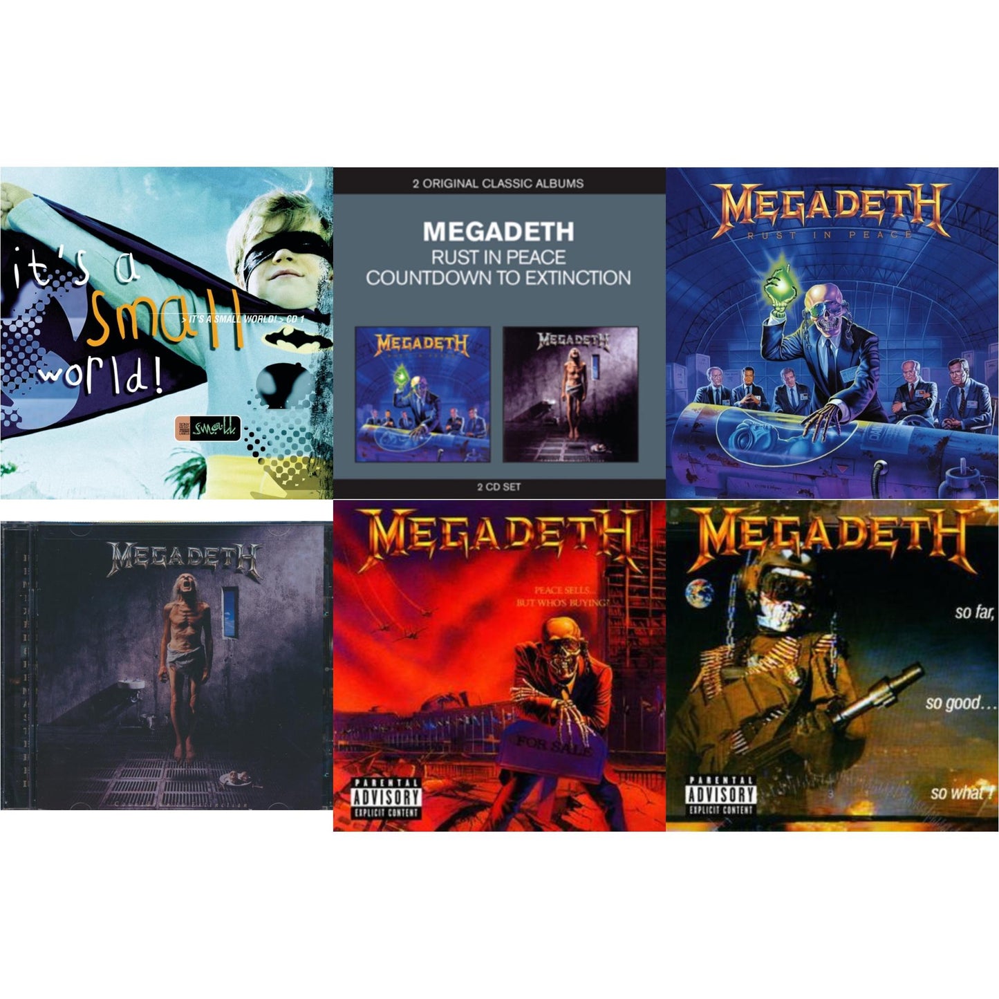 Remaster-Killing Is My Business & Classic Albums 2In1 & Rust In Piece & Countdown To Extinction & Peace Sells But Who's Buying & So Far So Good So What