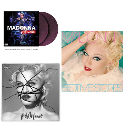 Rebel Heart Tour (X) (Purple Galaxy Swirl Vinyl/2LP) & Rebel Heart & Bedtime Stories (The Silver Collection) (Silver LP Vinyl)