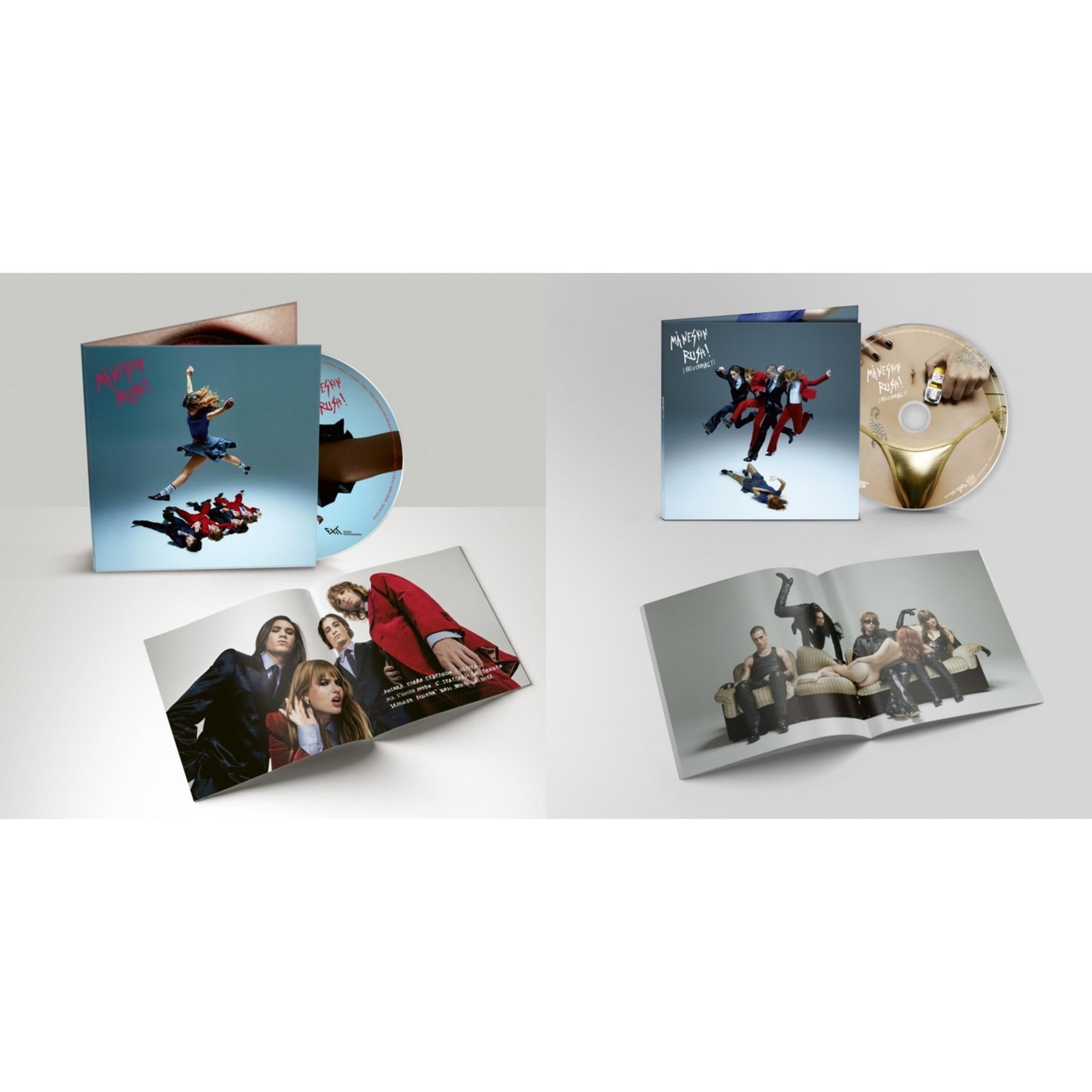 This is a 2 CD SKU bundle.
1.This CD is brand new.Format: CDMusic Style: Hard RockThis item's title is: Rush! (X)Artist: ManeskinLabel: ARISTABarcode: 196587355920Release Date: 1/20/2023
2.This CD is brand new.