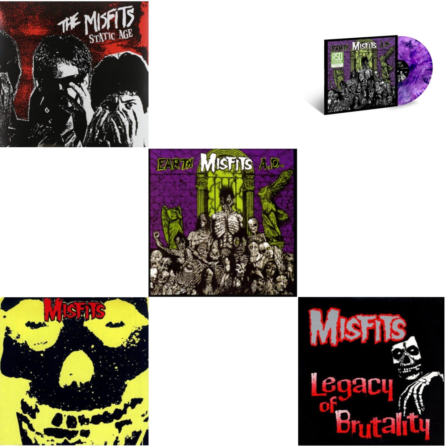 This is a 5 LP Vinyl SKU bundle.
1.This LP Vinyl is brand new.Format: LP VinylMusic Style: Progressive HouseThis item's title is: Static AgeArtist: MisfitsLabel: ASTRALWERKSBarcode: 017046752015Release Date: 7/15/1997
2.This LP Vinyl is brand new.
