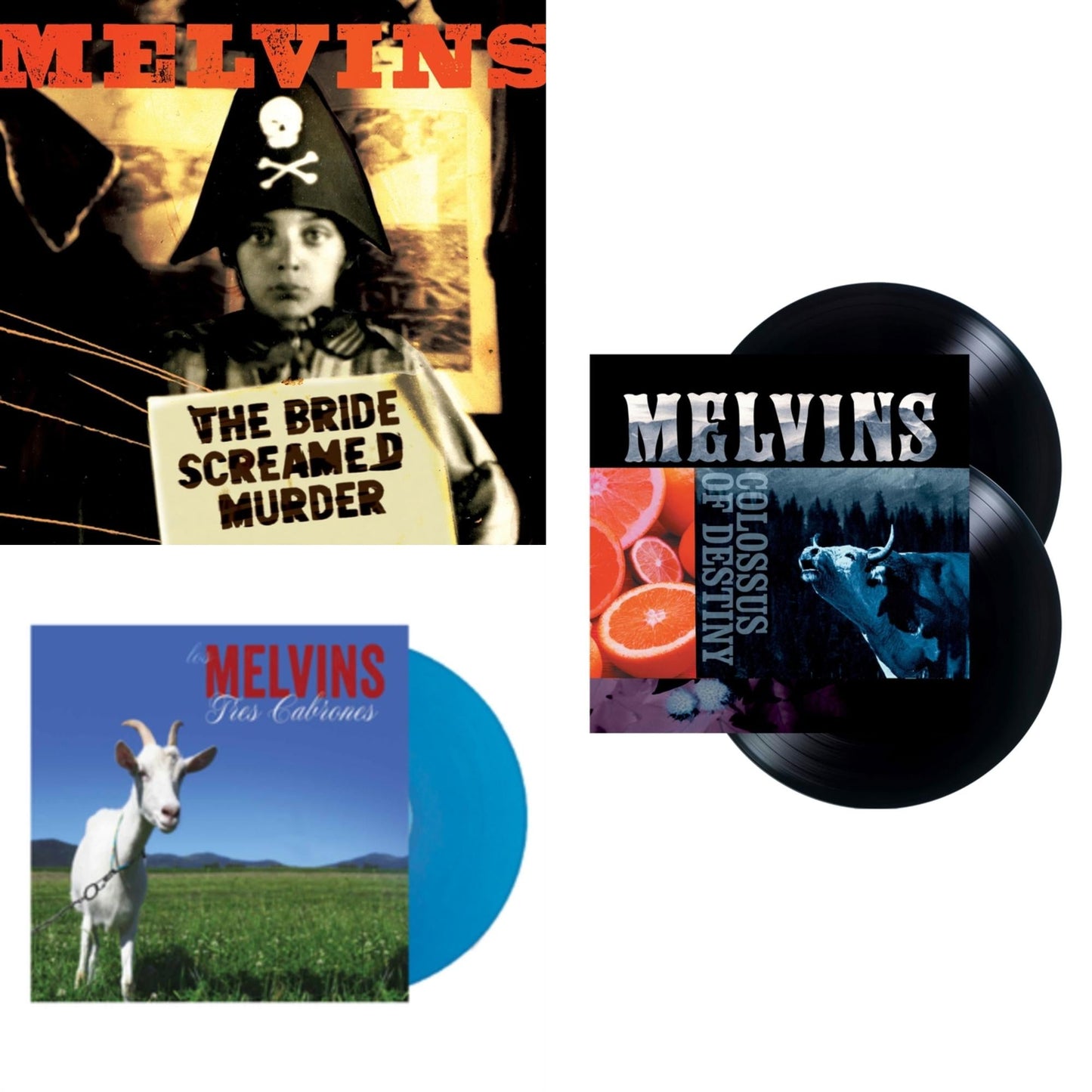 Bride Screamed Murder (Apple Red LP Vinyl) & Tres Cabrones (Baby Blue LP Vinyl) & Colossus Of Destiny (2LP)
