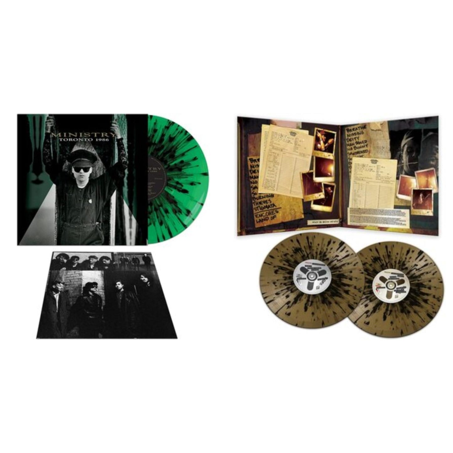 This is a 2 LP Vinyl SKU bundle.
1.This LP Vinyl is brand new.Format: LP VinylMusic Style: IndustrialThis item's title is: Toronto 1986 (Green & Black Splatter LP Vinyl)Artist: MinistryLabel: CLEOPATRABarcode: 889466273414Release Date: 3/18/2022
2.This LP Vinyl is brand new.
