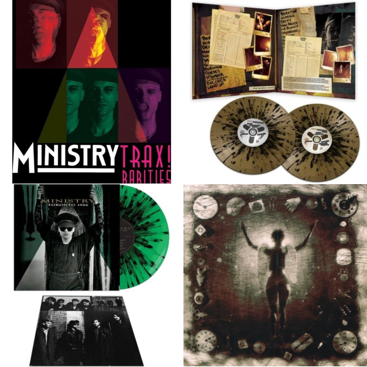 This is a 4 LP Vinyl SKU bundle.
1.This LP Vinyl is brand new.Format: LP VinylThis item's title is: Trax Rarities (Black/White/Magenta Splatter LP Vinyl)Artist: MinistryBarcode: 889466391613Release Date: 11/24/2023
2.This LP Vinyl is brand new.