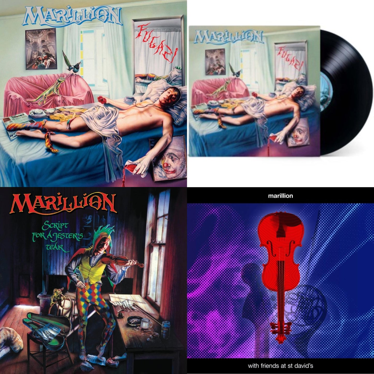 This is a 4 LP Vinyl SKU bundle.
1.This LP Vinyl is brand new.Format: LP VinylMusic Style: Prog RockThis item's title is: Fugazi (Deluxe Edition/4LP)Artist: MarillionLabel: RHINO/PARLOPHONEBarcode: 190295016463Release Date: 9/10/2021
2.This LP Vinyl is brand new.