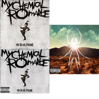 This is a 3 CD SKU bundle.
1.This CD is brand new.Format: CDMusic Style: PunkThis item's title is: Black ParadeArtist: My Chemical RomanceLabel: REPRISEBarcode: 093624324522Release Date: 12/19/2006
2.This CD is brand new.