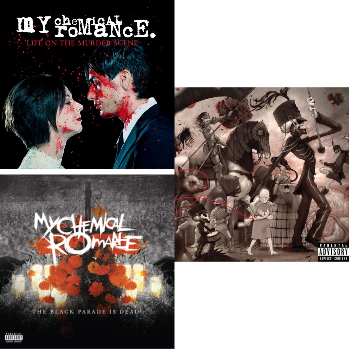 Life On The Murder Scene & Black Parade Is Dead! & Black Parade (X) (2LP)