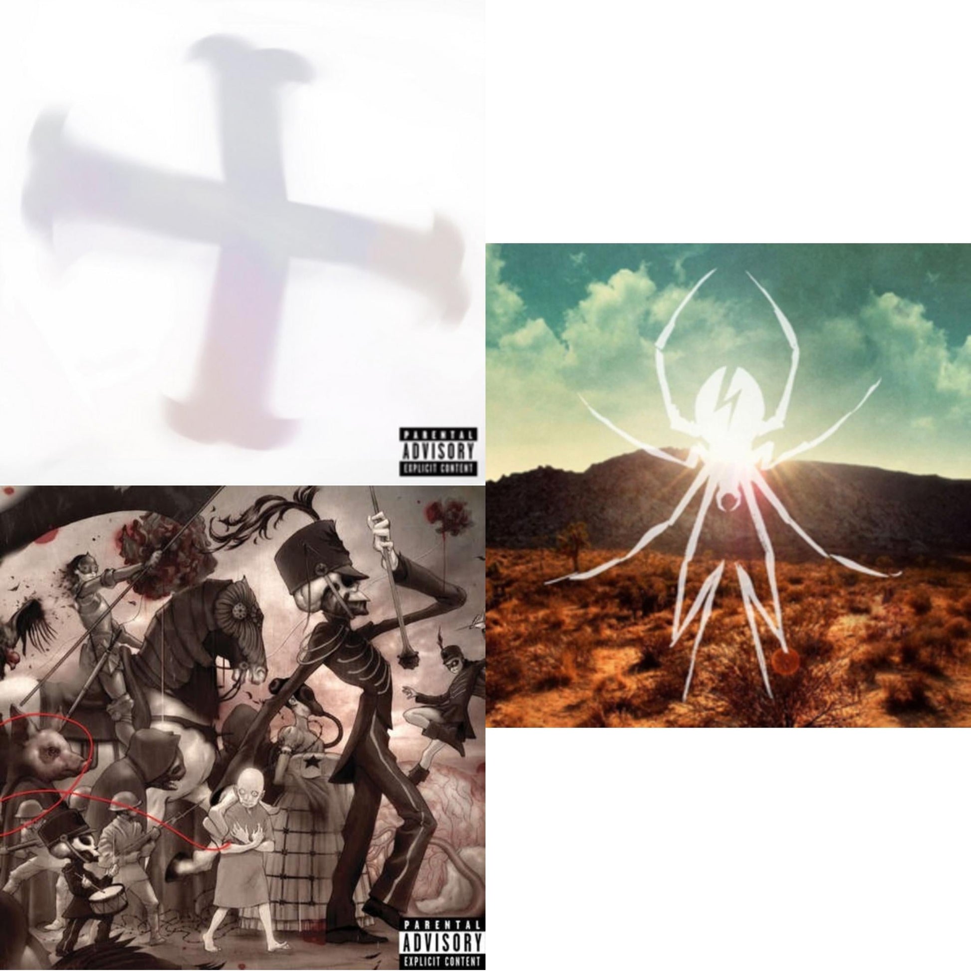 This is a 3 LP Vinyl SKU bundle.
1.This LP Vinyl is brand new.Format: LP VinylMusic Style: EmoThis item's title is: Black Parade / Living With Ghosts (X) (10Th Anniversary Edition/3LP)Artist: My Chemical RomanceLabel: Reprise RecordsBarcode: 093624918622Release Date: 9/23/2016
2.