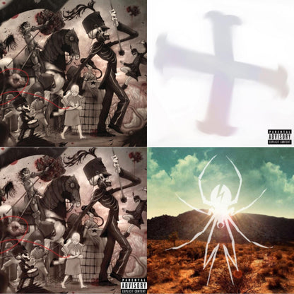 This is a 4 LP Vinyl SKU bundle.
1.This LP Vinyl is brand new.Format: LP VinylMusic Style: EmoThis item's title is: Black Parade (X) (Picture Disc)Artist: My Chemical RomanceLabel: REPRISEBarcode: 093624905585Release Date: 9/28/2018
2.This LP Vinyl is brand new.