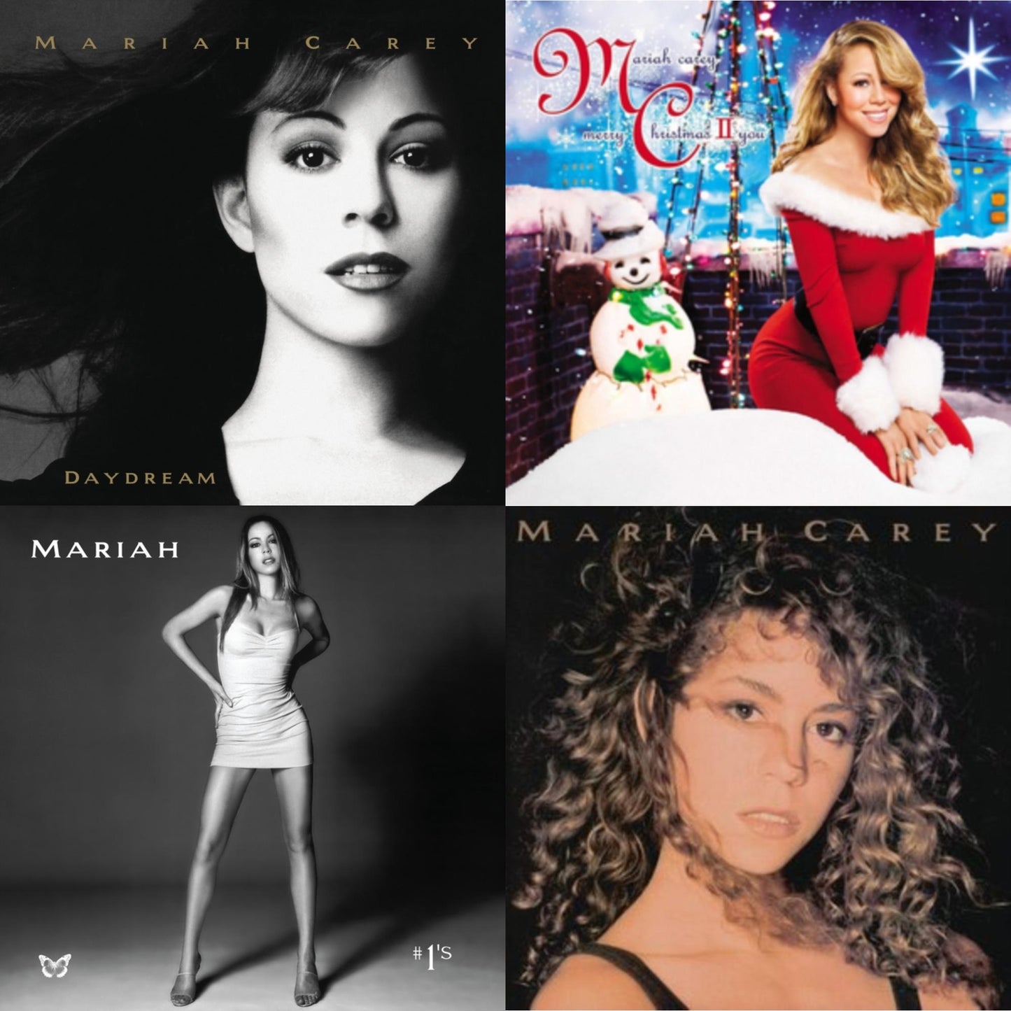 This is a 4 LP Vinyl SKU bundle.
1.This LP Vinyl is brand new.Format: LP VinylMusic Style: Contemporary R&BThis item's title is: Mariah CareyArtist: Mariah CareyLabel: LEGACYBarcode: 194397763614Release Date: 10/2/2020
2.This LP Vinyl is brand new.