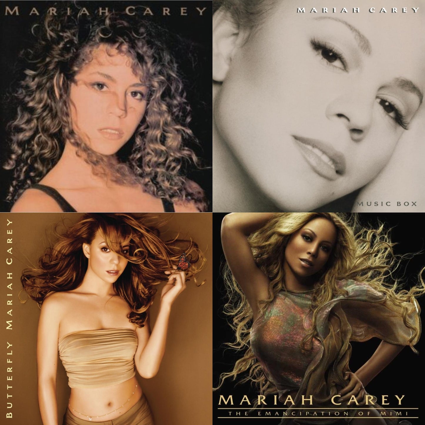 Mariah Carey & Music Box & Butterfly & Emancipation Of Mimi (2LP)