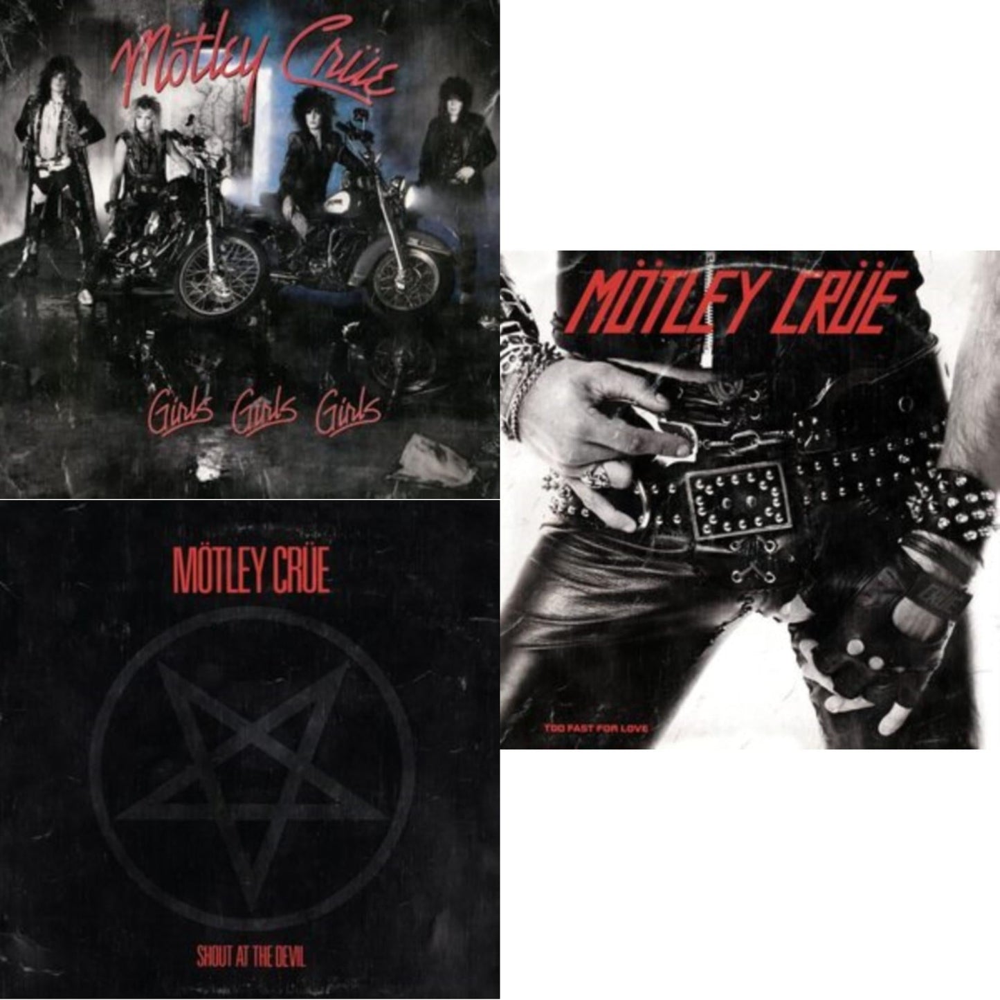 This is a 3 LP Vinyl SKU bundle.
1.This LP Vinyl is brand new.Format: LP VinylMusic Style: Hard RockThis item's title is: Girls, Girls, Girls (X) (2021 Remaster)Artist: Motley CrueLabel: BMG RIGHTS MANAGEMENT (US) LLCBarcode: 4050538782561Release Date: 7/22/2022
2.