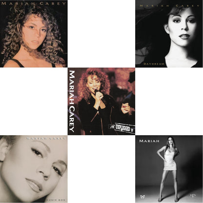 This is a 5 LP Vinyl SKU bundle.
1.This LP Vinyl is brand new.Format: LP VinylMusic Style: Contemporary R&BThis item's title is: Mariah CareyArtist: Mariah CareyLabel: LEGACYBarcode: 194397763614Release Date: 10/2/2020
2.This LP Vinyl is brand new.