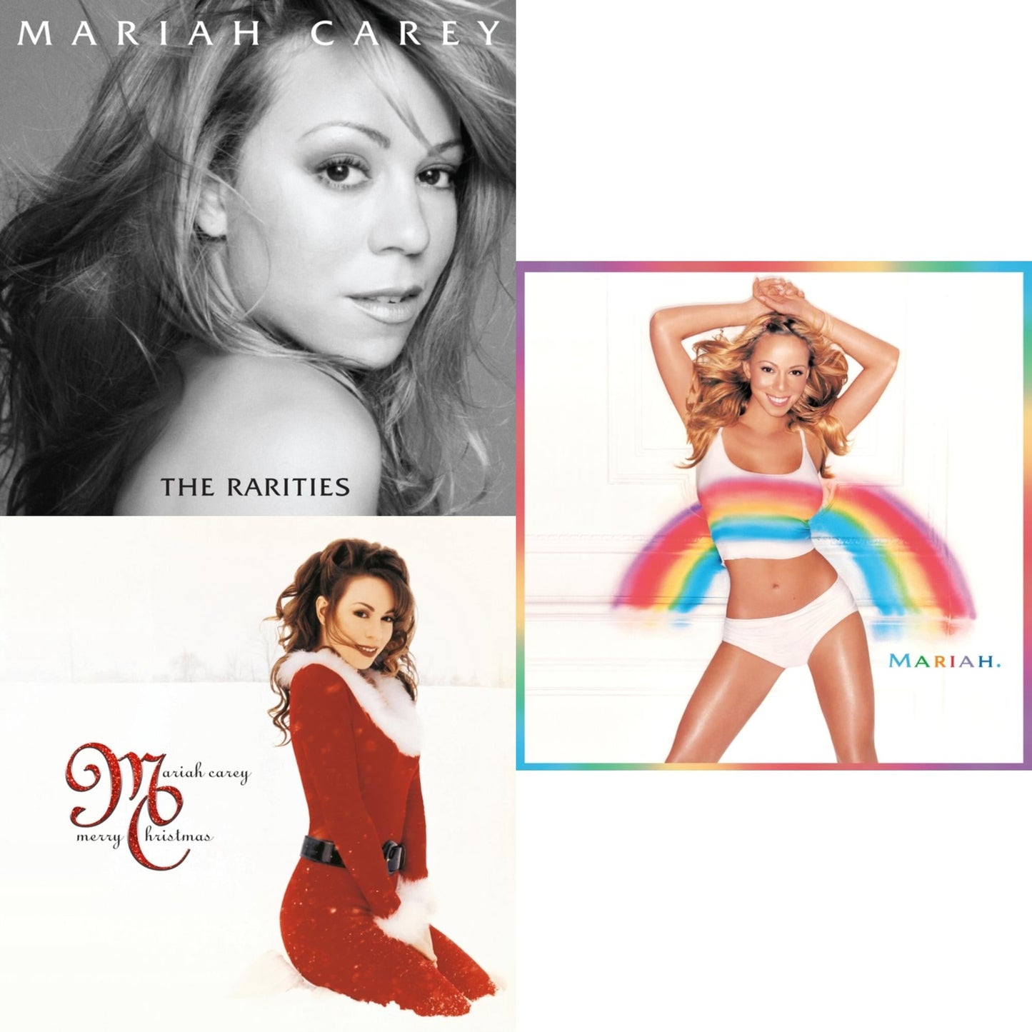 Rarities (4LP) & Merry Christmas (30Th Anniversary) (2LP/Deluxe) & Rainbow (25Th Anniversary/Rainbow Colored Picture Disc/2LP)