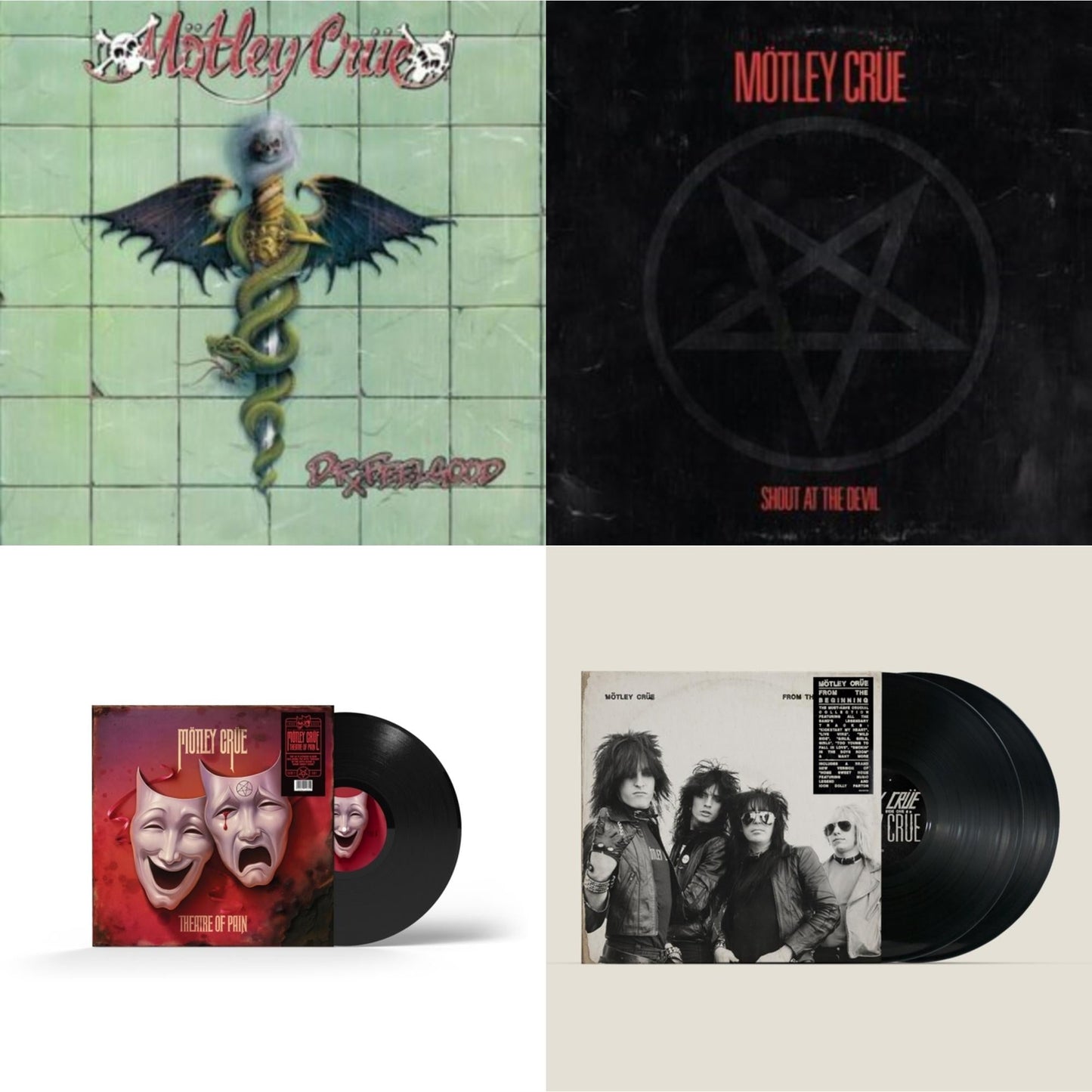 Dr. Feelgood & Shout At The Devil & Theatre Of Pain (40Th Anniversary) & From The Beginning (2LP)